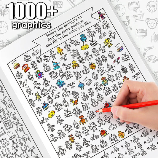 Find & Color: 1000+ Hidden Pictures